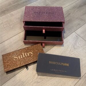 Anastasia Beverly Hills Palettes & Pink Sparkle Trinket Box Sultry Subculture